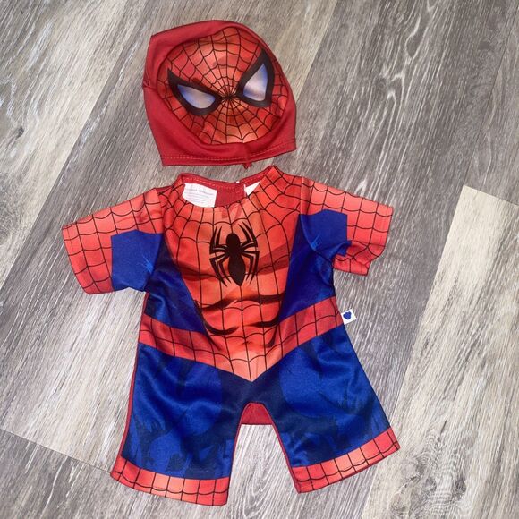 Build-A-Bear Marvel Spider-Man Costume with Mask - Superhero Outfit - Picture 1 of 6